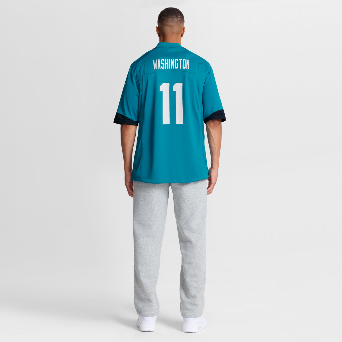 Men's Jacksonville Jaguars Parker Washington Nike  Teal Team Game Jersey