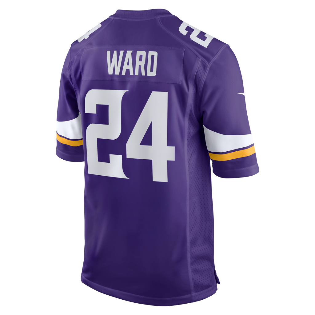 Men's Minnesota Vikings Jay Ward Nike  Purple Team Game Jersey