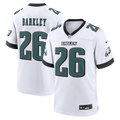 Men's Philadelphia Eagles Saquon Barkley Nike  White Game Jersey