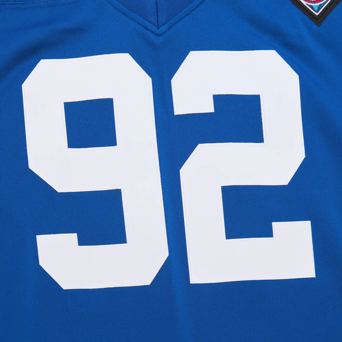 Men's New York Giants 1994 Michael Strahan Mitchell & Ness Royal Authentic Throwback Retired Player Jersey