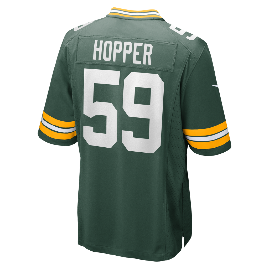 Men's Green Bay Packers Ty'Ron Hopper Nike  Green  Game Jersey