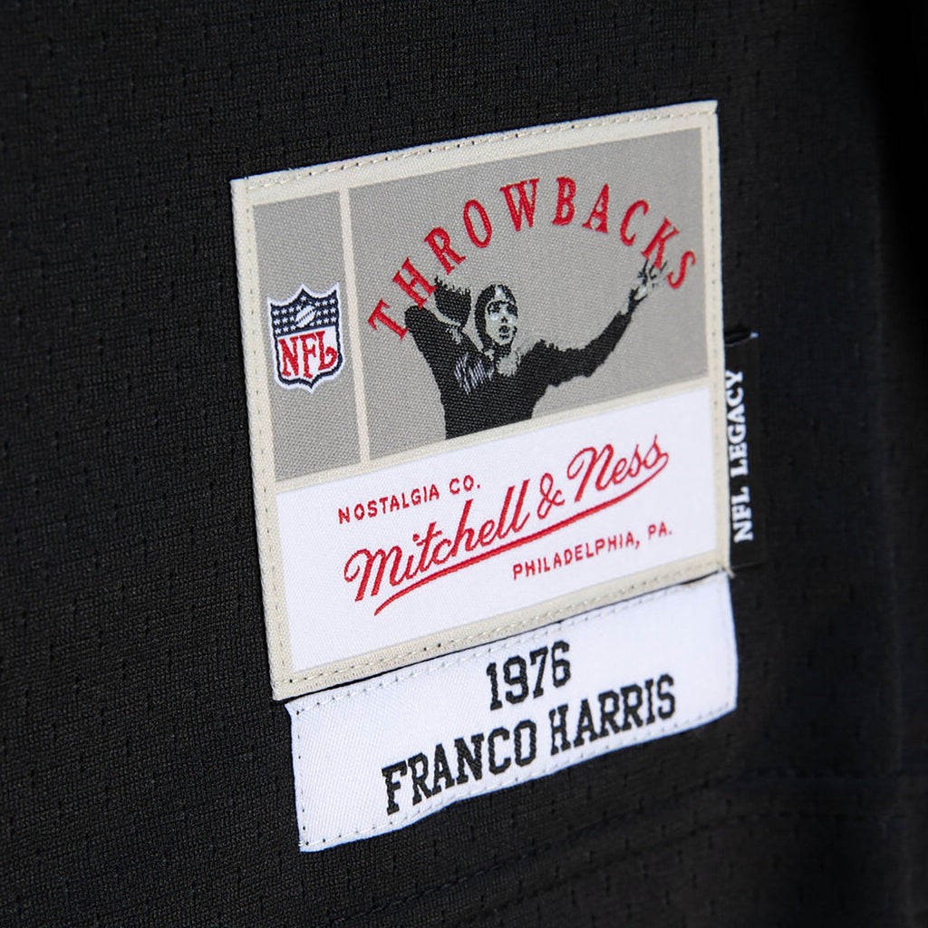 Men's Pittsburgh Steelers Franco Harris Mitchell & Ness White Legacy Replica Jersey