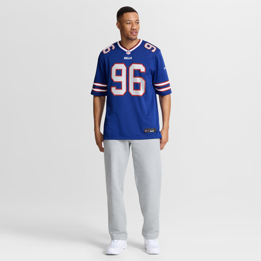 Men's Buffalo Bills Deone Walker Nike  Royal Team Game Jersey