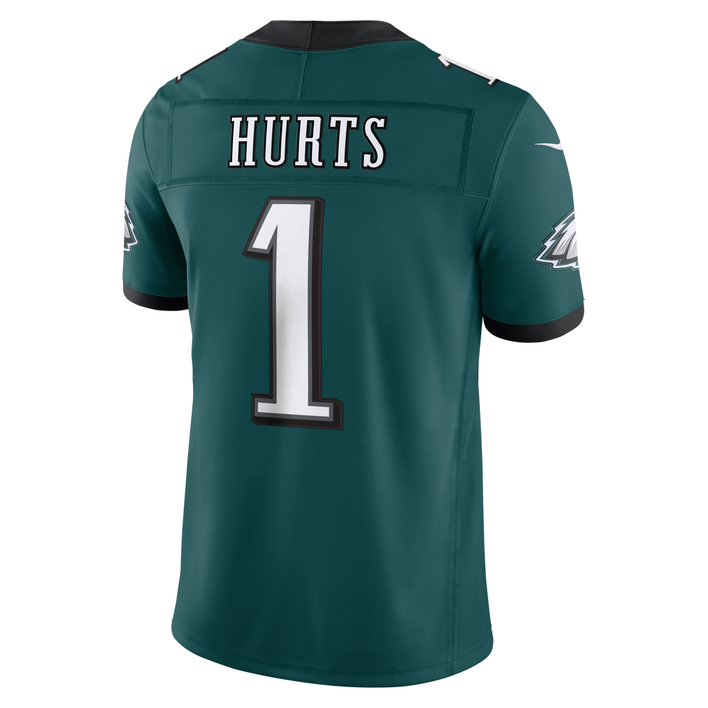 Men's Philadelphia Eagles Jalen Hurts Nike Midnight Green Team Vapor F.U.S.E. Stitched Limited Jersey