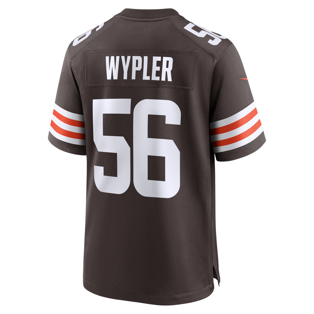 Men's Cleveland Browns Luke Wypler Nike  Brown Team Game Jersey