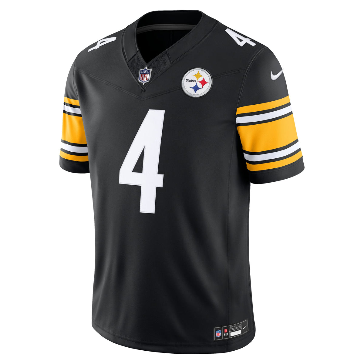 Men's Pittsburgh Steelers DK Metcalf Nike Black Team Vapor F.U.S.E. Stitched Limited Jersey