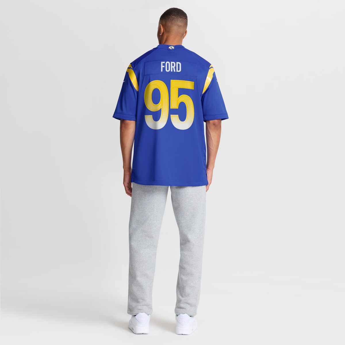 Men's Los Angeles Rams Poona Ford Nike  Royal Team Game Jersey