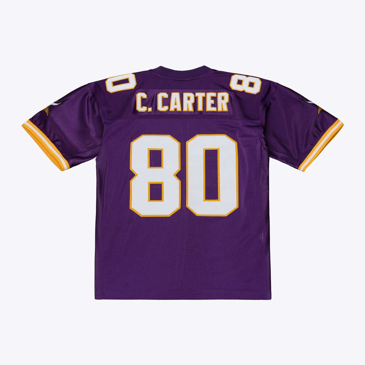 Men's Minnesota Vikings Cris Carter Mitchell & Ness Purple 2001 Authentic Throwback Jersey