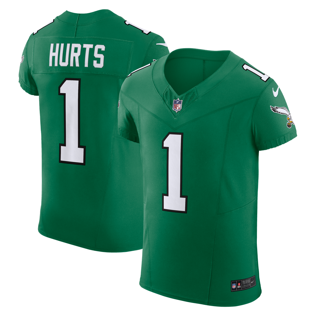 Men's Philadelphia Eagles Jalen Hurts Nike Kelly Green Alternate Vapor F.U.S.E. Elite Jersey