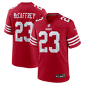 Men's San Francisco 49ers Christian McCaffrey Nike Scarlet Game Player Jersey