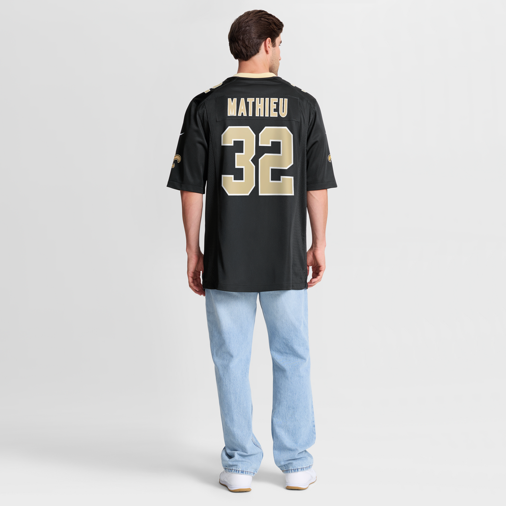 Men's New Orleans Saints Tyrann Mathieu Nike Gold Gameday Golds Alternate Game Player Jersey