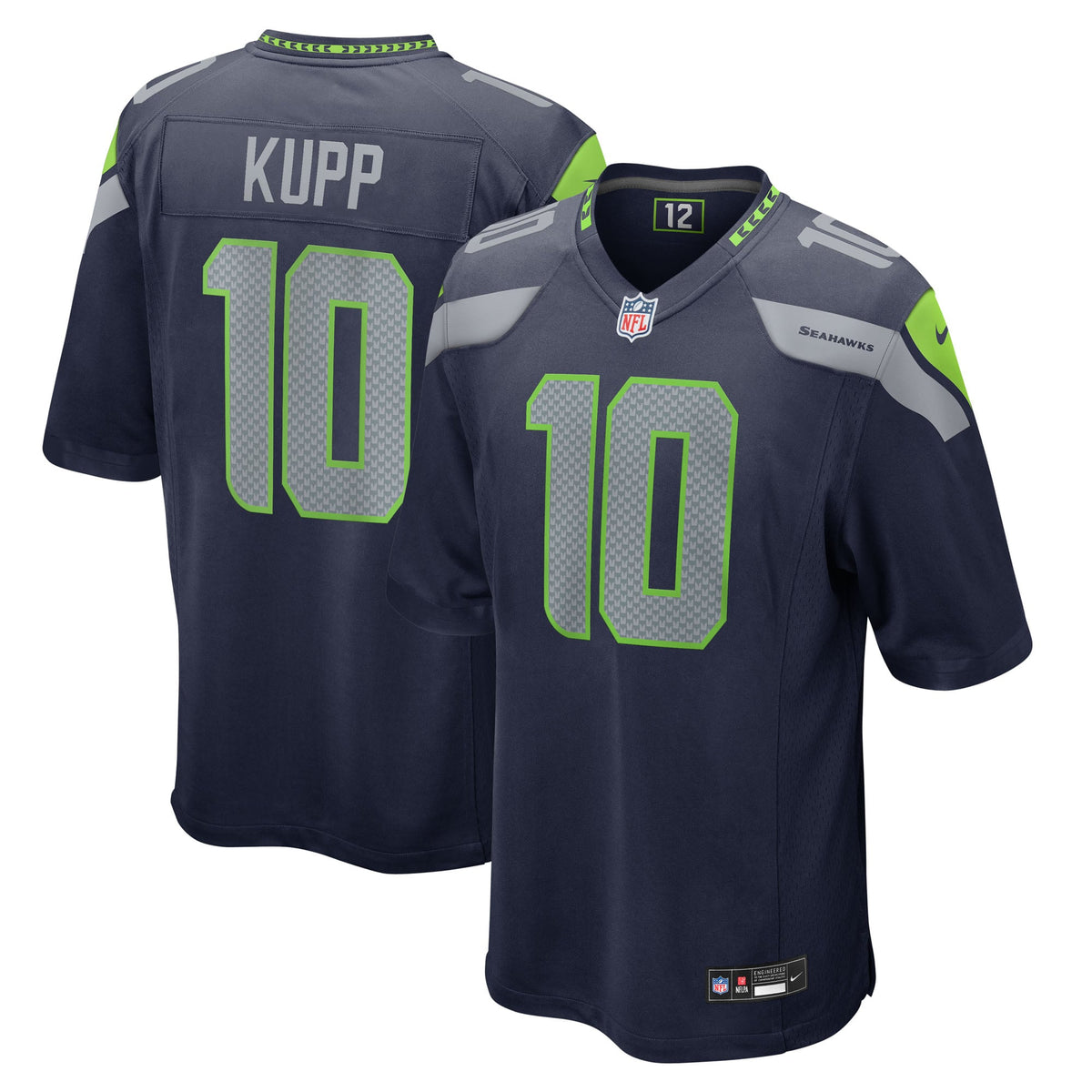 Men's Seattle Seahawks Cooper Kupp Nike Royal Alternate Game Jersey