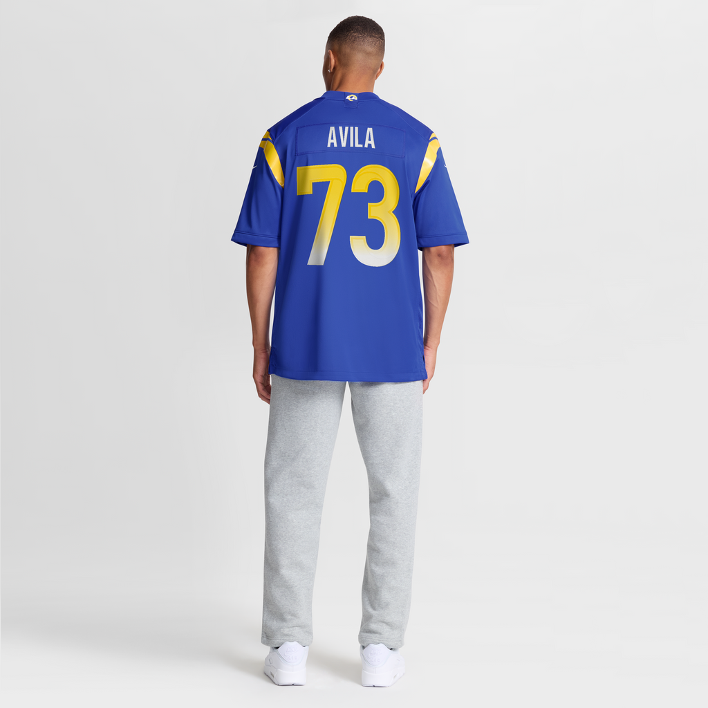 Men's Los Angeles Rams Steve Avila Nike Royal Home Game Jersey