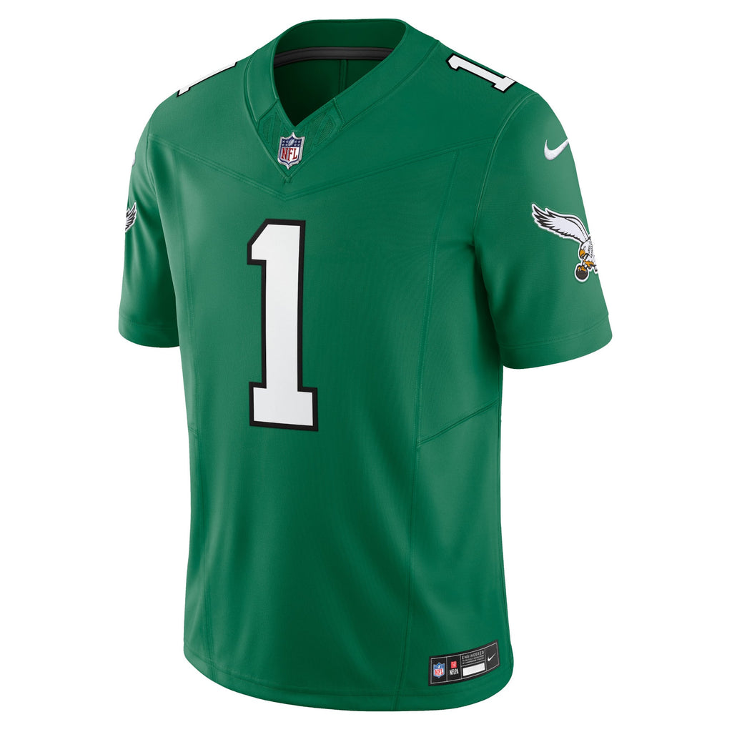 Men's Philadelphia Eagles Jalen Hurts Nike Black Alternate Vapor F.U.S.E. Limited Jersey