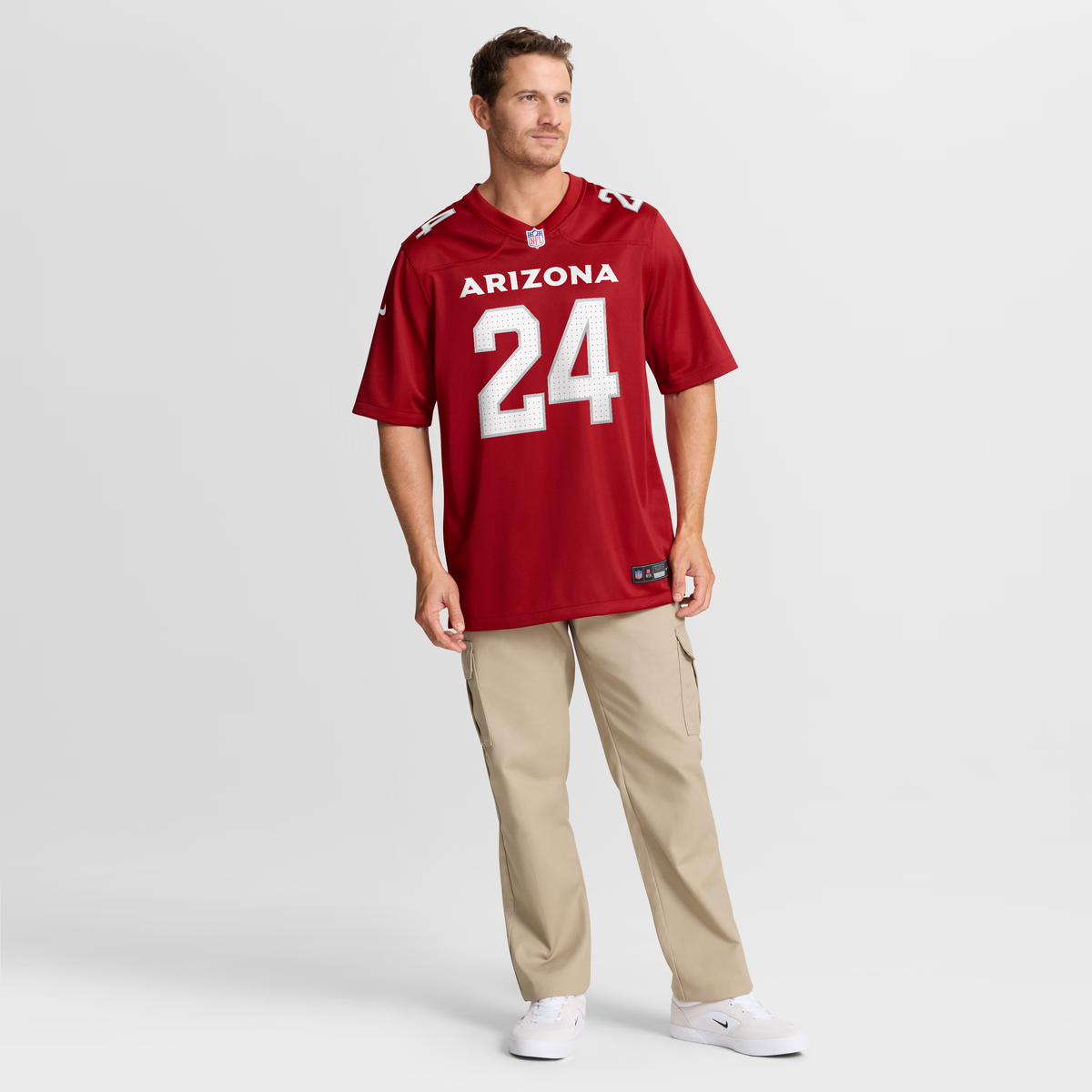Men's Arizona Cardinals Starling Thomas V Nike  Cardinal Team Game Jersey