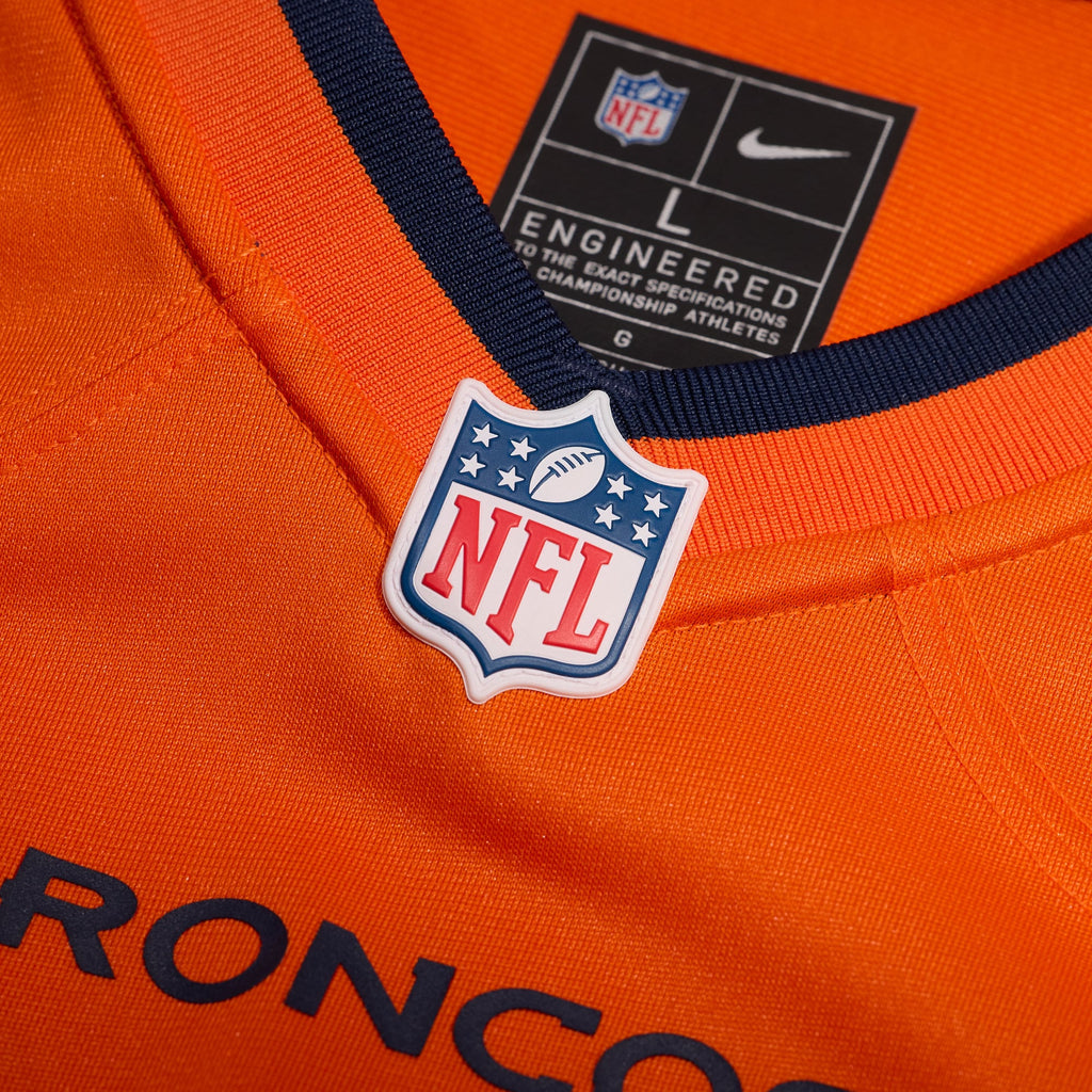 Men's Denver Broncos Justin Strnad Nike  Orange Team Game Jersey
