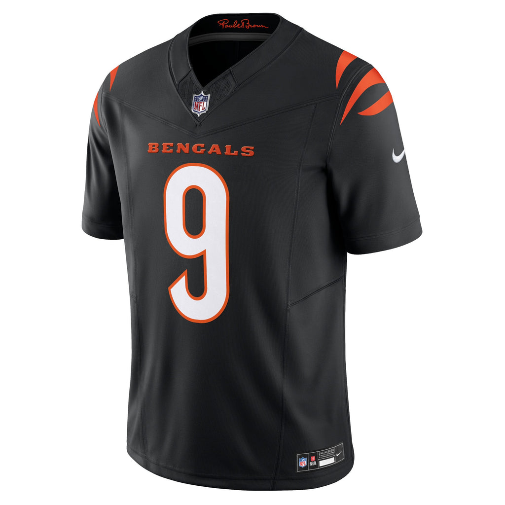 Men's Cincinnati Bengals Joe Burrow Nike Orange Vapor F.U.S.E. Limited Jersey