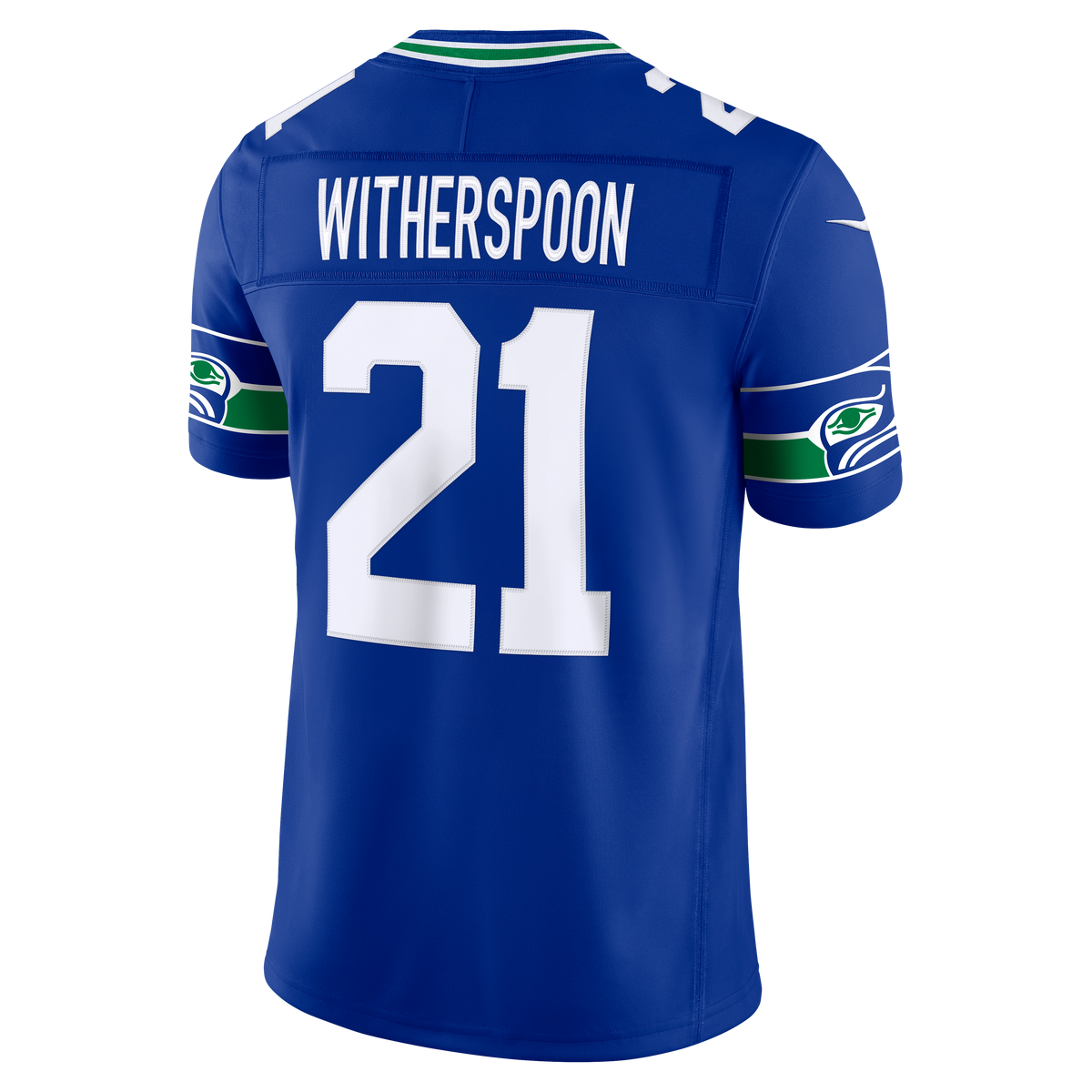 Men's Seattle Seahawks Devon Witherspoon Nike Royal Alternate Vapor F.U.S.E. Stitched Limited Jersey