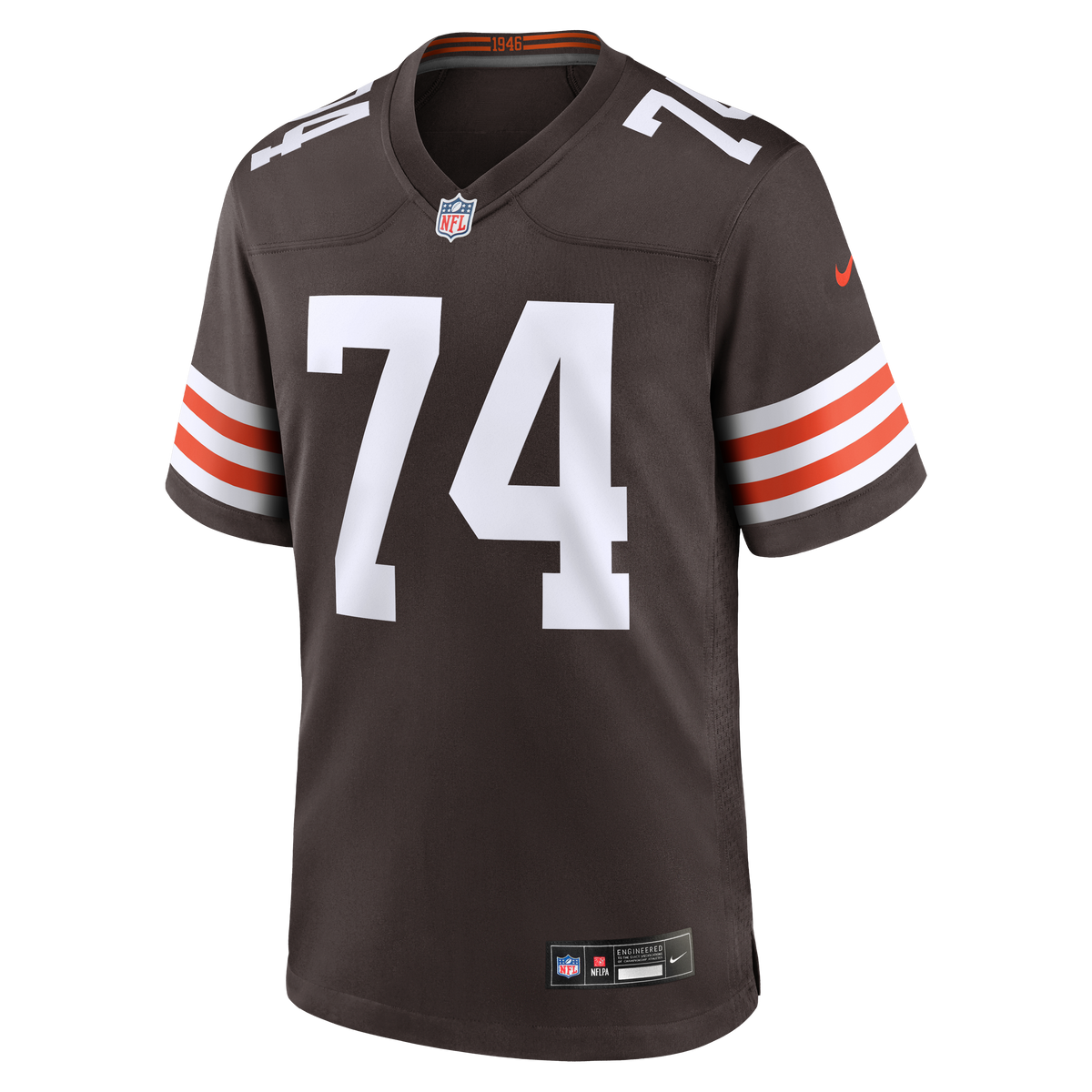 Men's Cleveland Browns Elgton Jenkins Nike  Brown Team Game Jersey