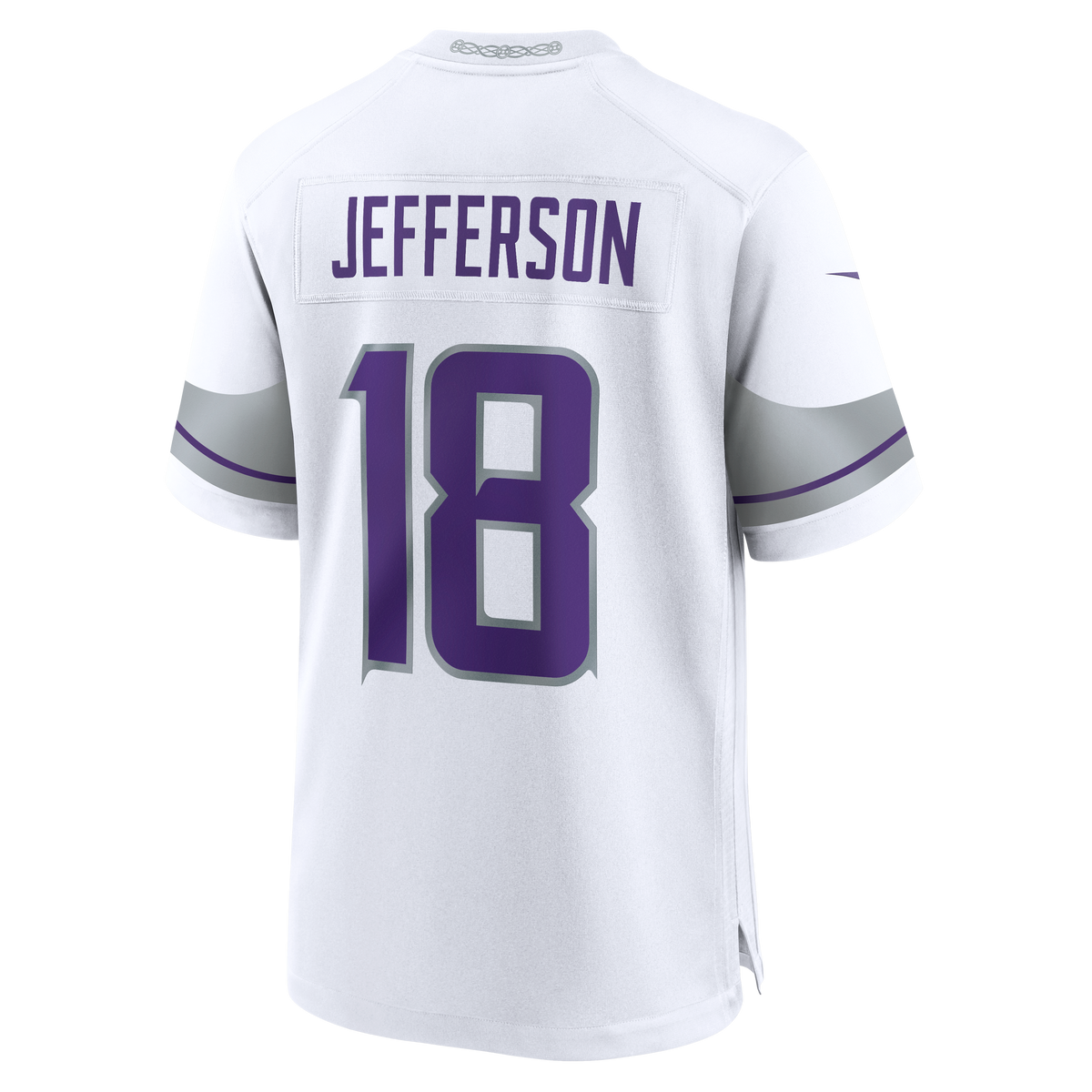 Men's Minnesota Vikings Justin Jefferson Nike White Alternate Game Player Jersey