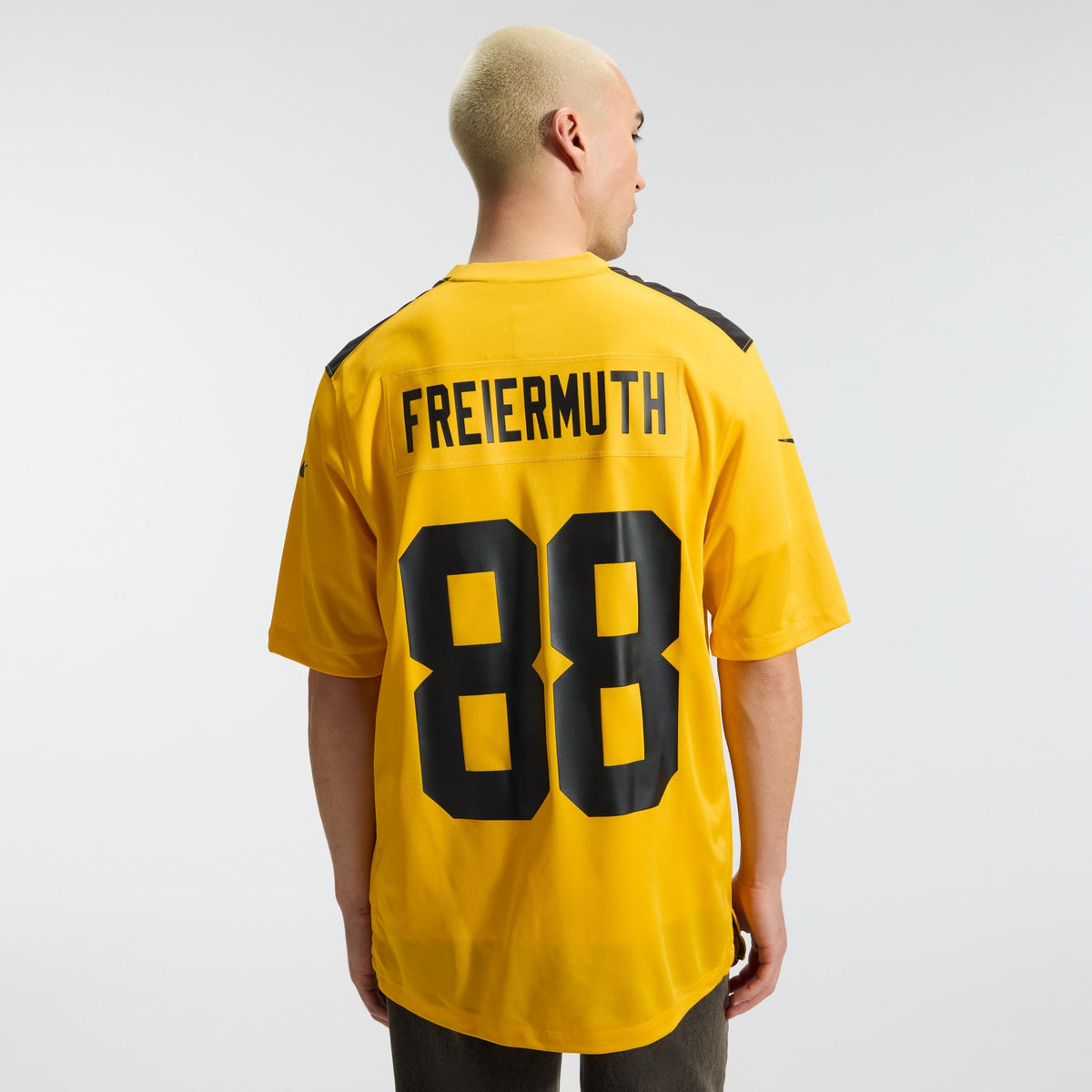 Men's Pittsburgh Steelers Pat Freiermuth Nike Black Game Jersey