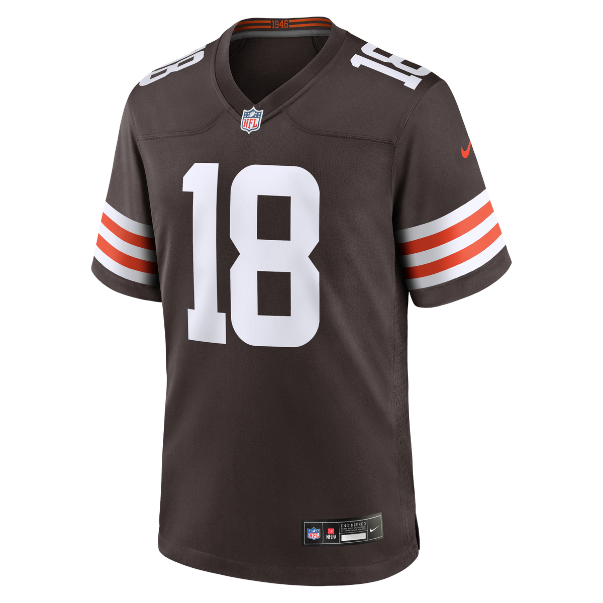 Men's Cleveland Browns David Bell Nike Brown Game Jersey