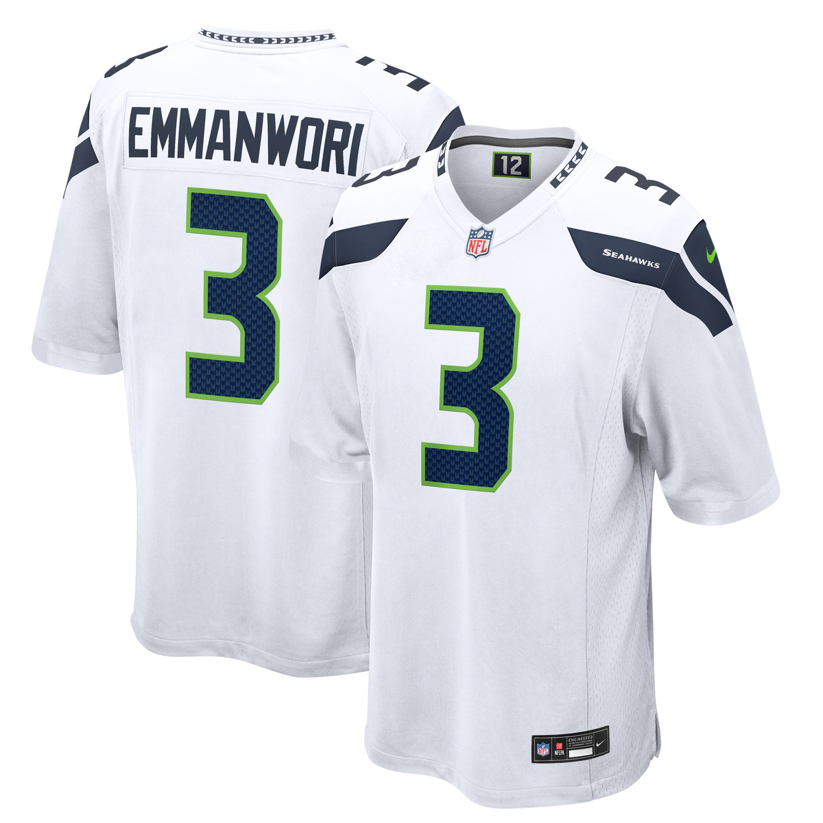 Men's Seattle Seahawks Nick Emmanwori Nike Royal Alternate Game Player Jersey