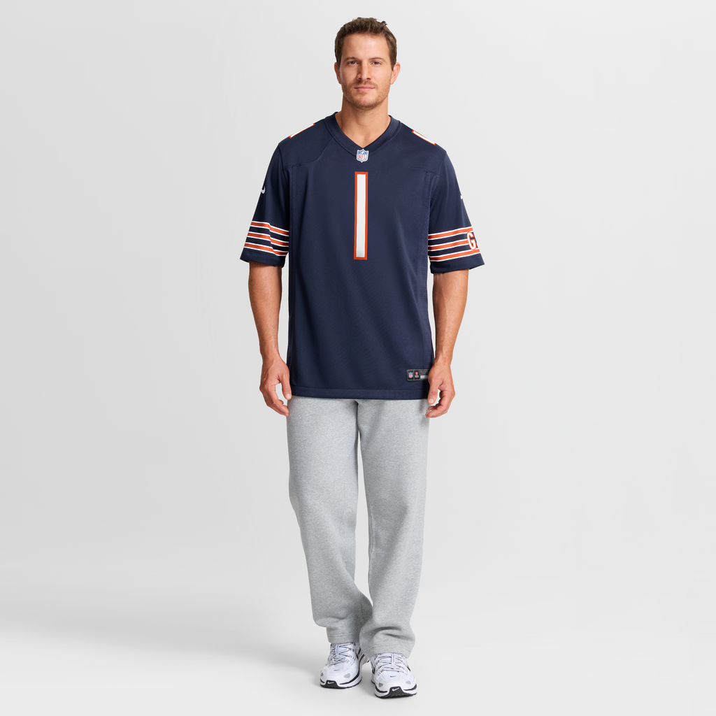 Men's Chicago Bears Jaylon Johnson Nike  Navy  Game Jersey