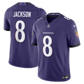 Men's Baltimore Ravens Lamar Jackson Nike Purple Team Vapor F.U.S.E. Stitched Limited Jersey