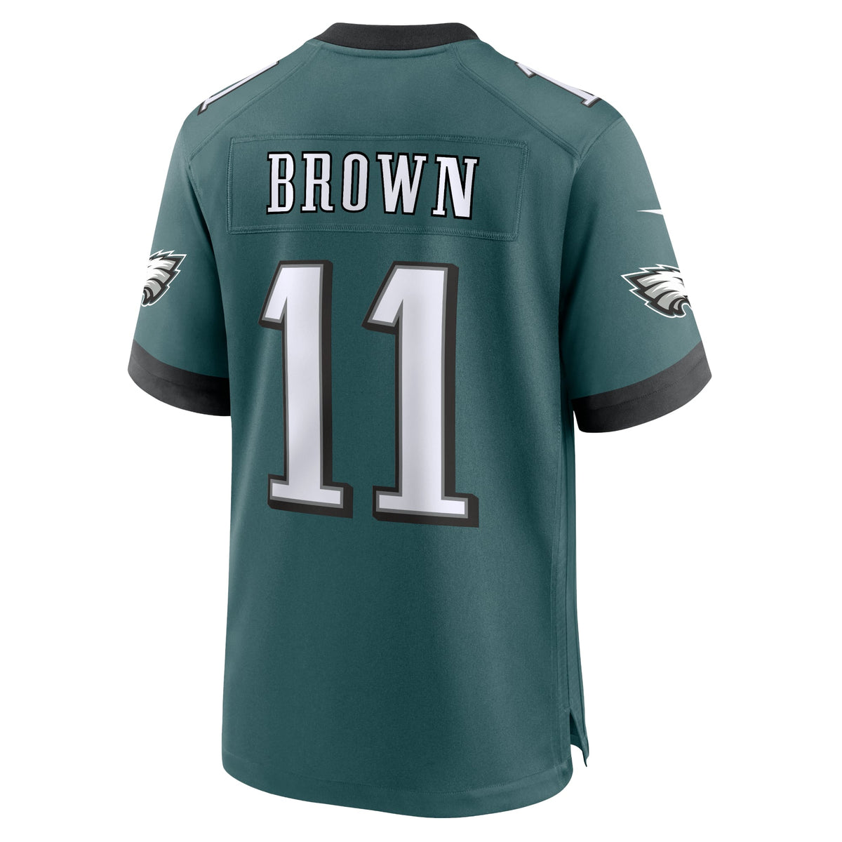 Men's Philadelphia Eagles A.J. Brown Nike Kelly Green Alternate Game Player Jersey