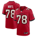 Men's Tampa Bay Buccaneers Tristan Wirfs Nike Red Player Game Jersey