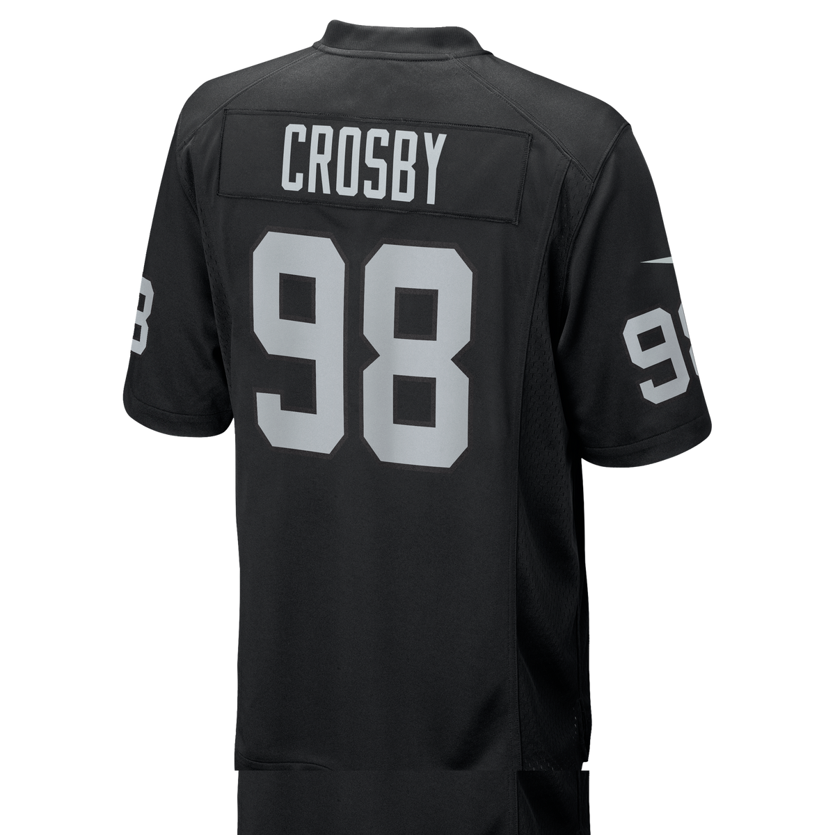 Men's Las Vegas Raiders Maxx Crosby Nike White Alternate Game Jersey