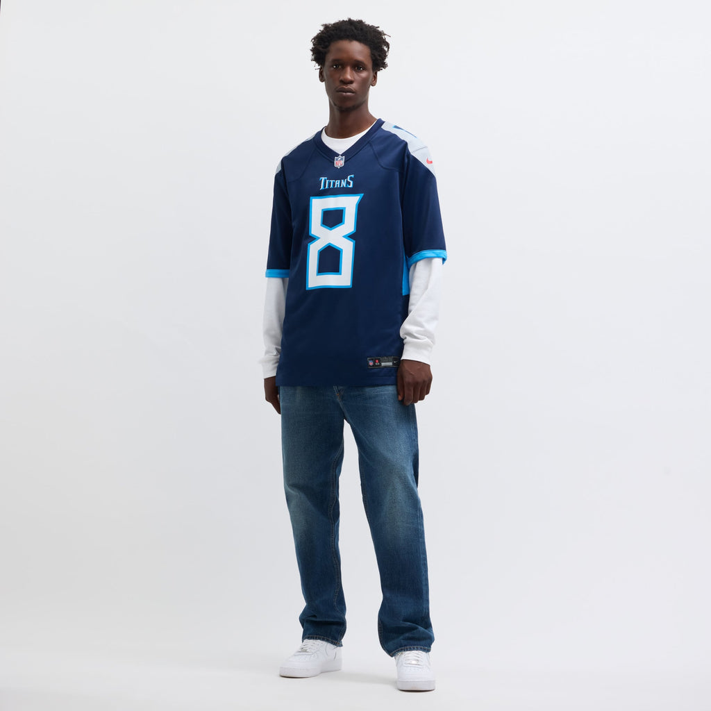 Men's Tennessee Titans Will Levis Nike Navy  Game Jersey