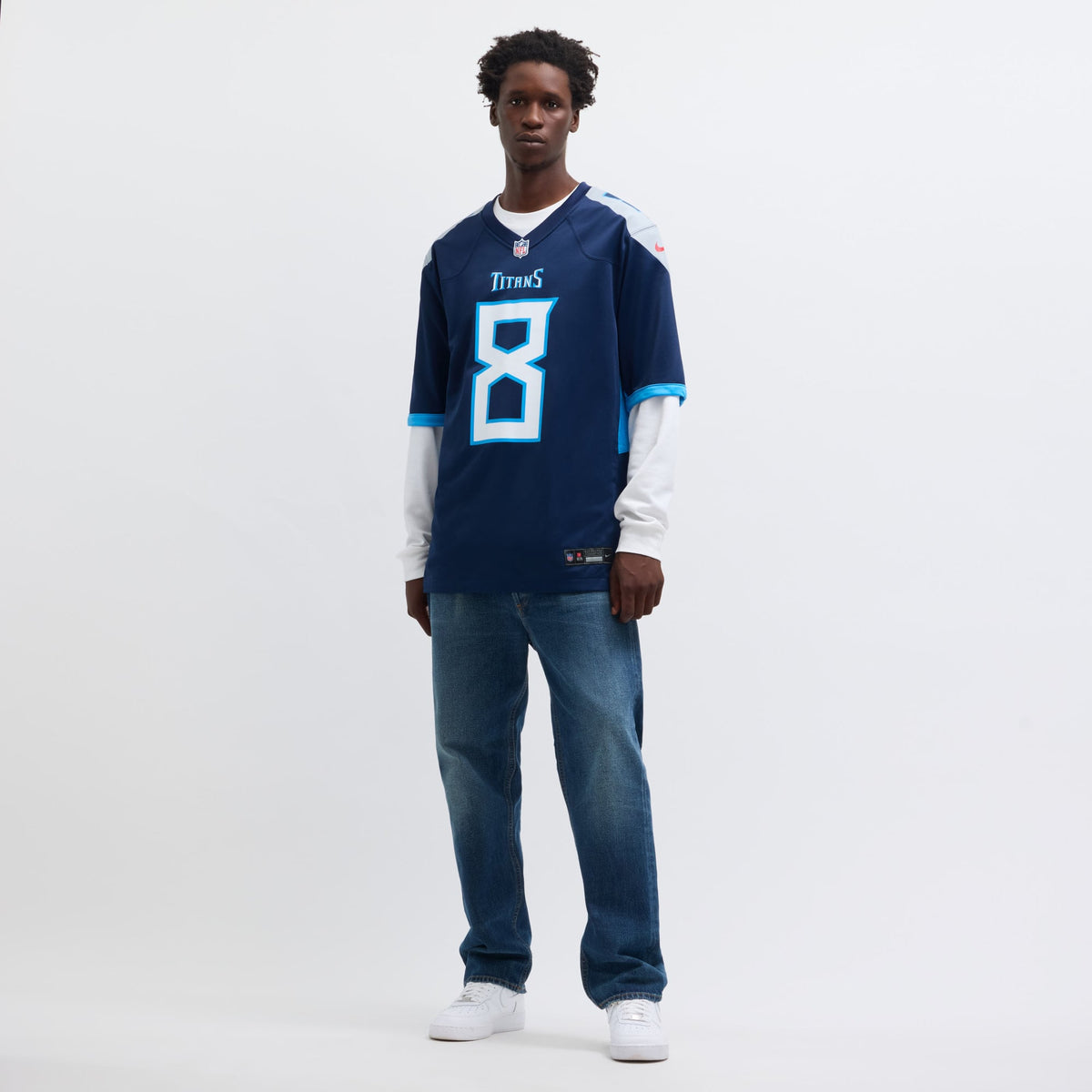 Men's Tennessee Titans Will Levis Nike Navy  Game Jersey