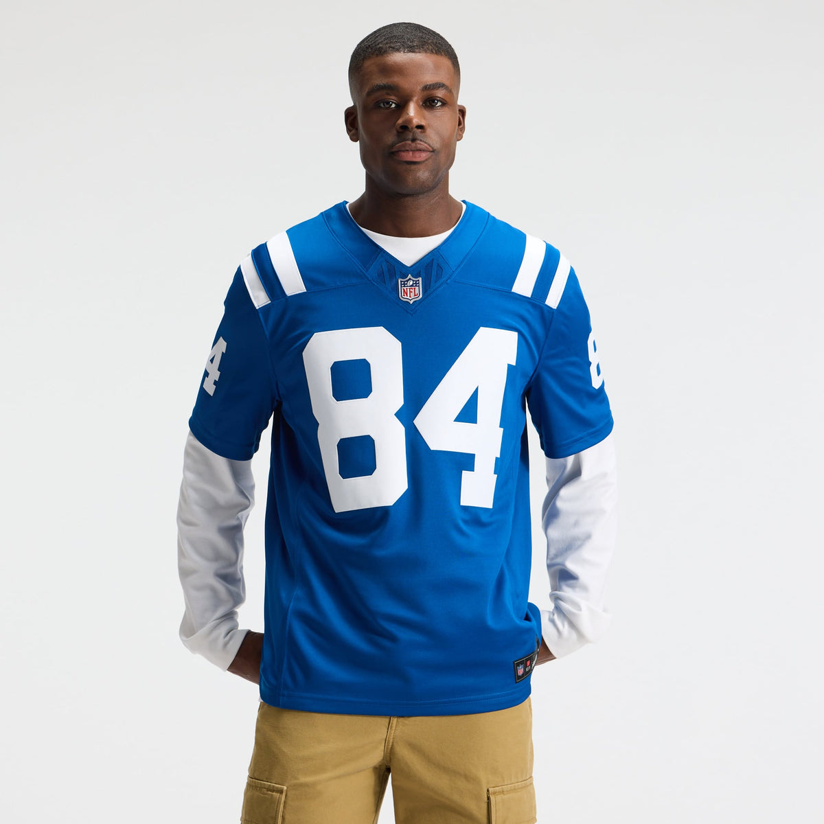 Men's Indianapolis Colts Tyler Warren Nike White Vapor F.U.S.E. Stitched Limited Jersey
