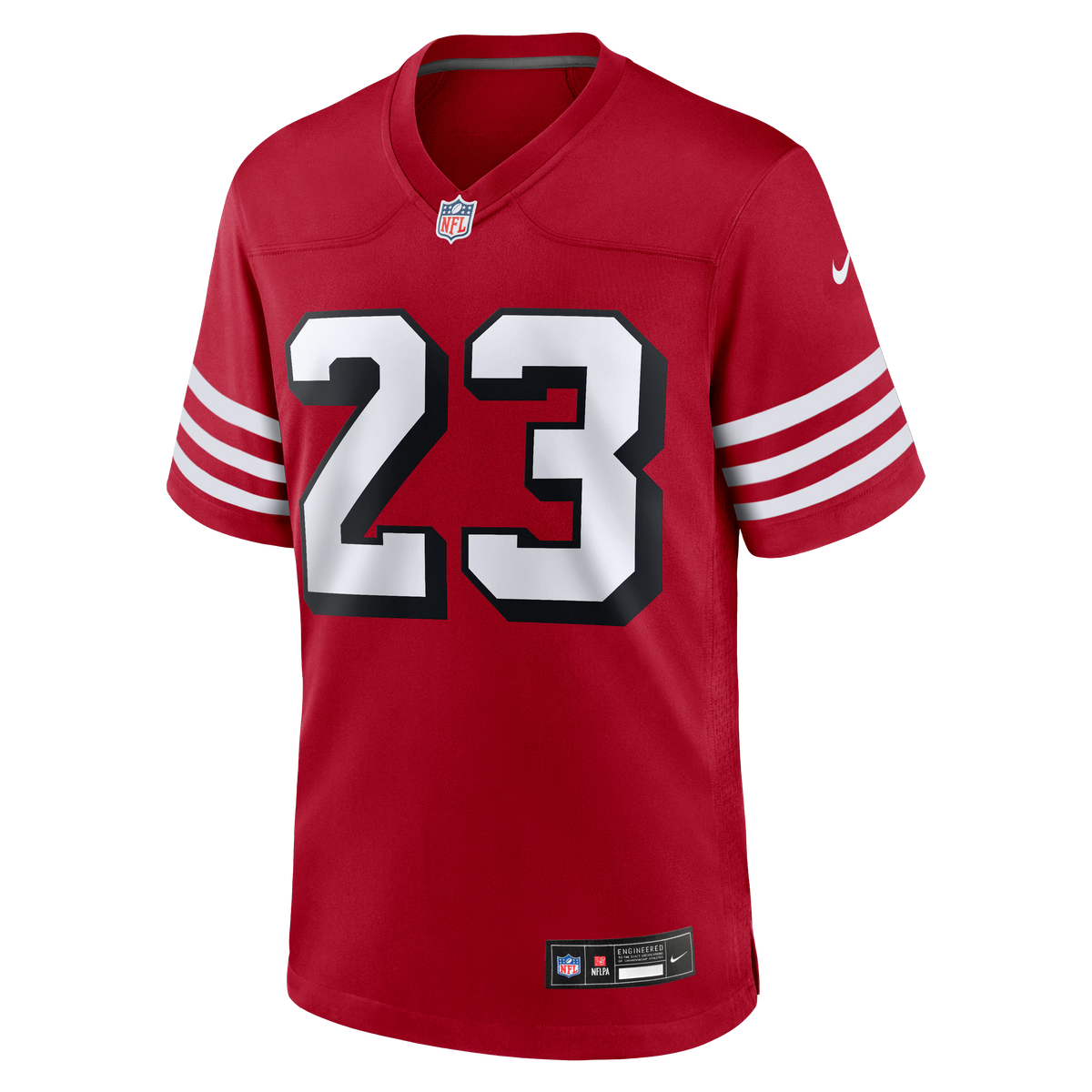 Men's San Francisco 49ers Christian McCaffrey Nike Scarlet Alternate Game Player Jersey