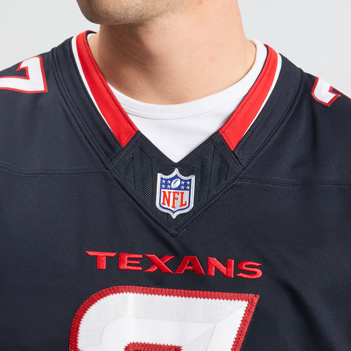 Men's Houston Texans C.J. Stroud Nike Navy Team Vapor F.U.S.E. Stitched Limited Jersey