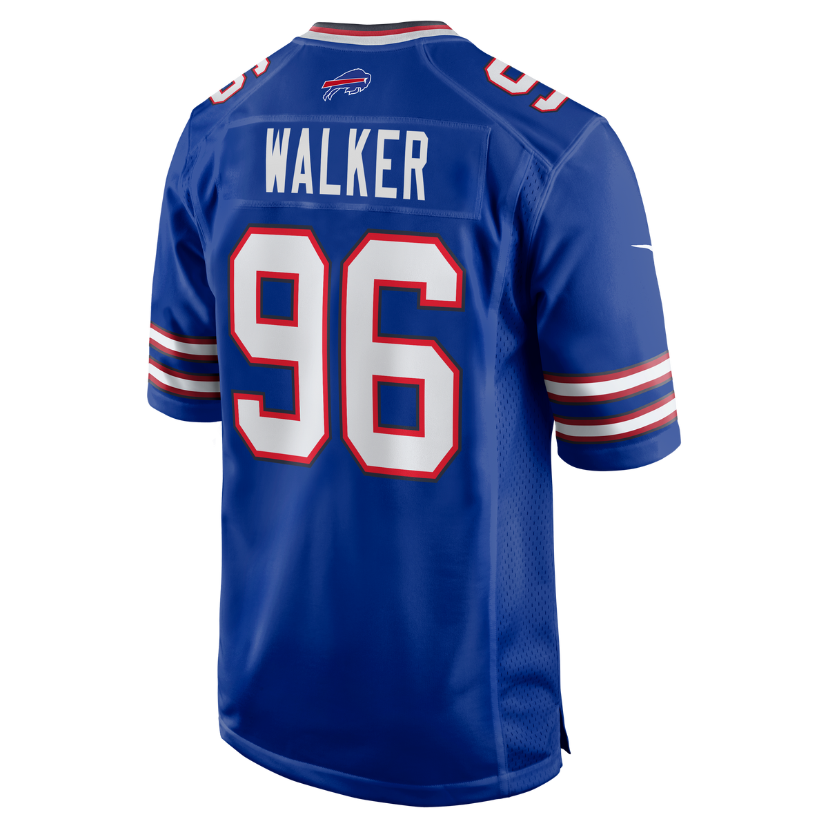 Men's Buffalo Bills Deone Walker Nike  Royal Team Game Jersey