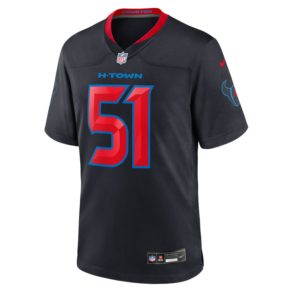 Men's Houston Texans Will Anderson Jr. Nike White Game Jersey