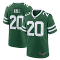 Men's New York Jets Breece Hall Nike Legacy Green Game Jersey