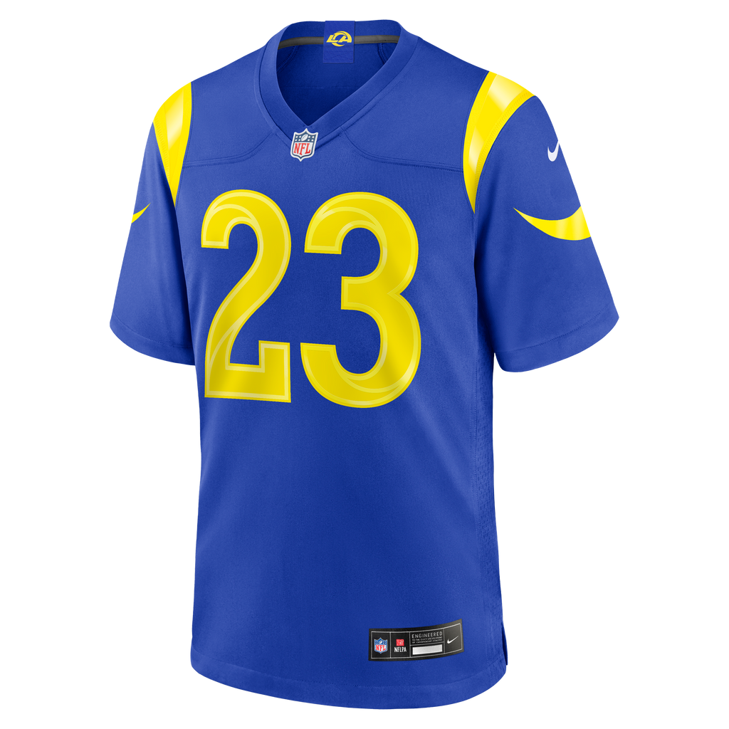 Men's Los Angeles Rams Kyren Williams Nike Classic Sol Game Jersey
