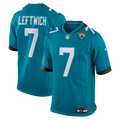 Men's Jacksonville Jaguars Byron Leftwich Nike Teal Retired Player Game Jersey