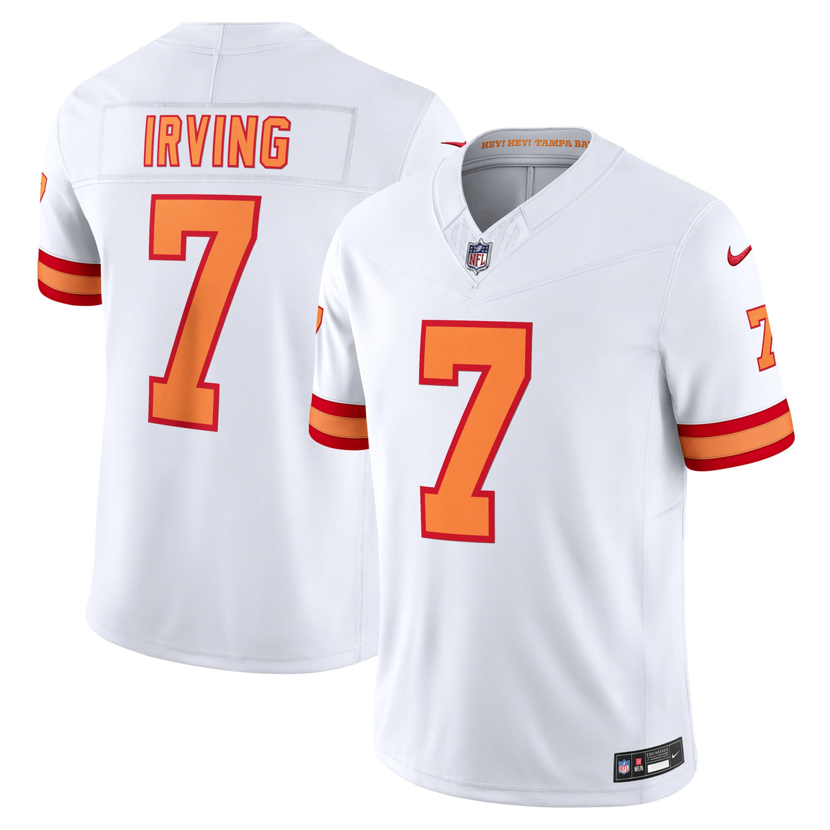 Men's '76 Tampa Bay Buccaneers Bucky Irving Nike White  Vapor F.U.S.E. Player Limited Jersey