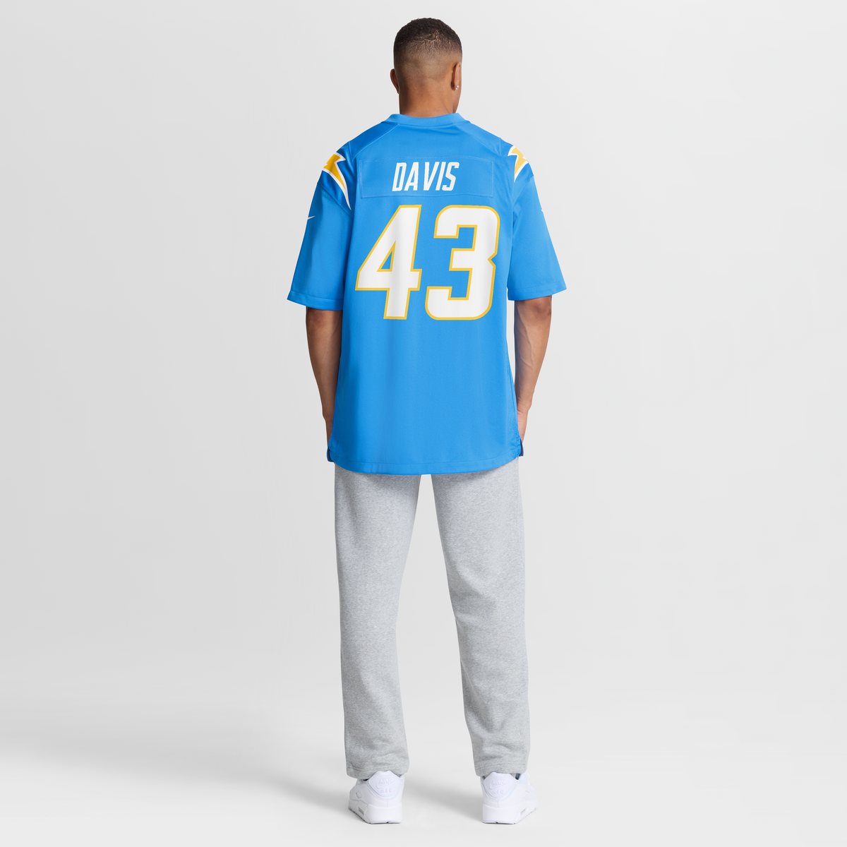 Men's Los Angeles Chargers Michael Davis Nike Powder Blue Game Jersey