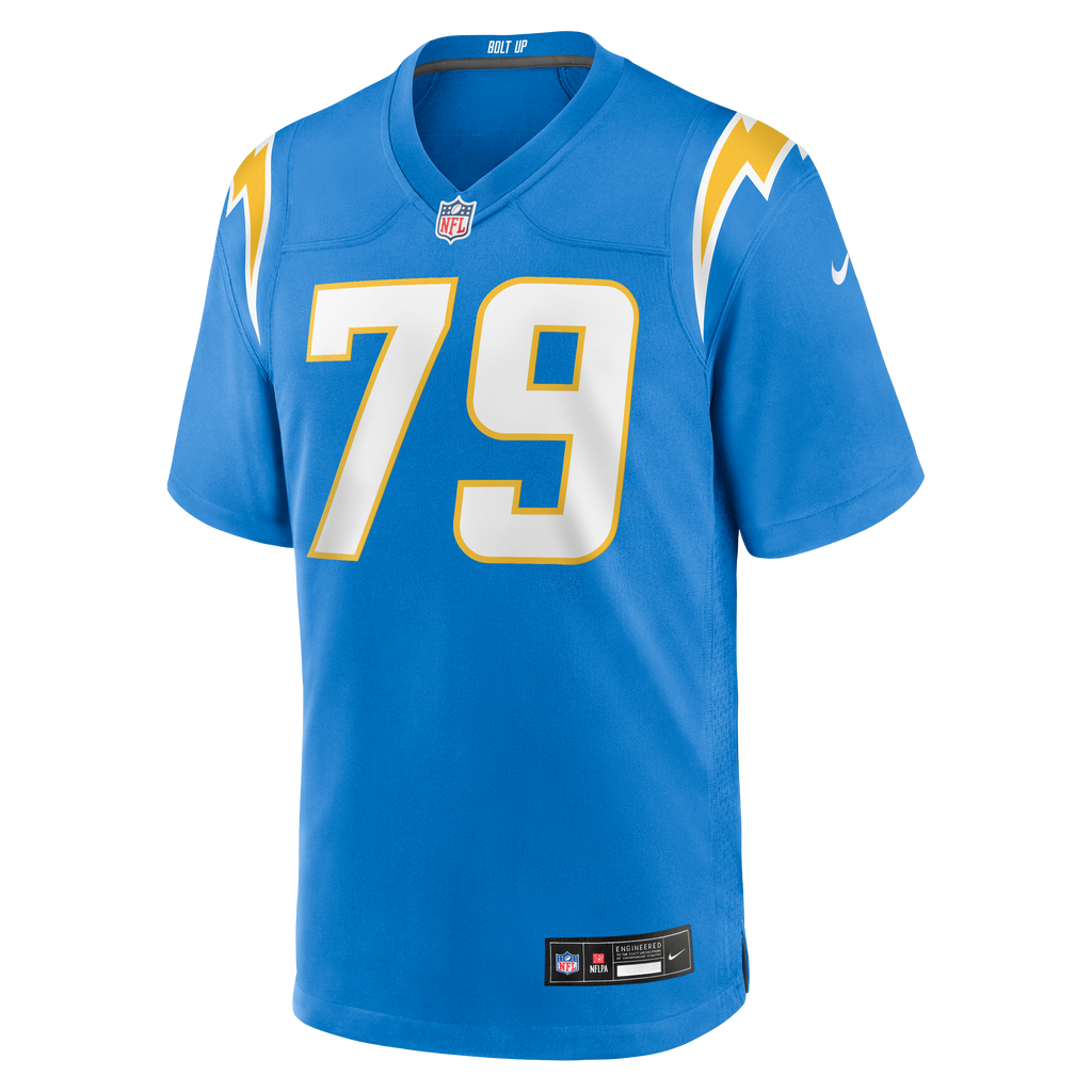 Men's Los Angeles Chargers Trey Pipkins III Nike Powder Blue Game Jersey
