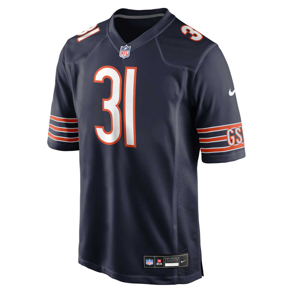 Men's Chicago Bears Dillon Thieneman Nike Navy Team Game Jersey