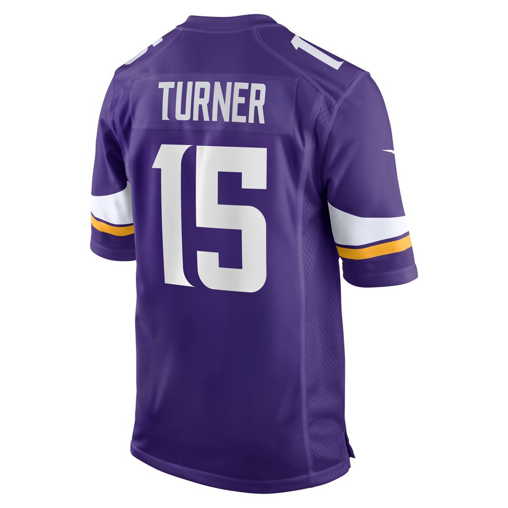 Men's Minnesota Vikings Dallas Turner Nike Purple  Player Game Jersey