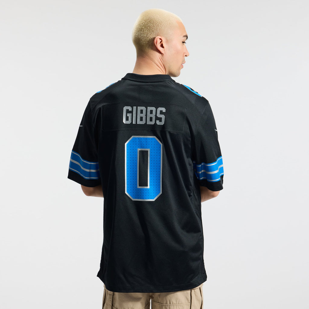 Men's Detroit Lions Jahmyr Gibbs Nike Blue Game Player Jersey