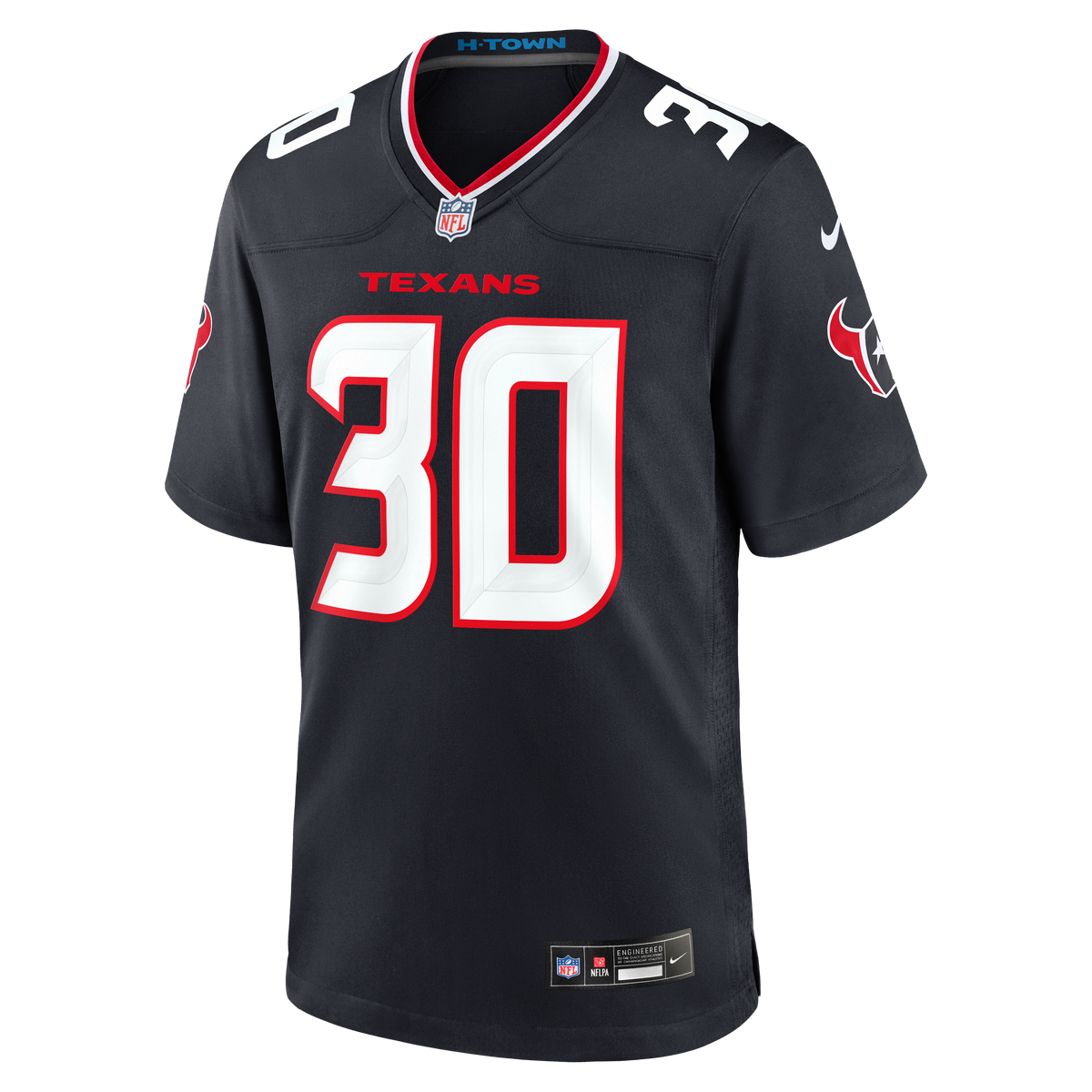 Men's Houston Texans Brandon Codrington Nike  Navy Team Game Jersey