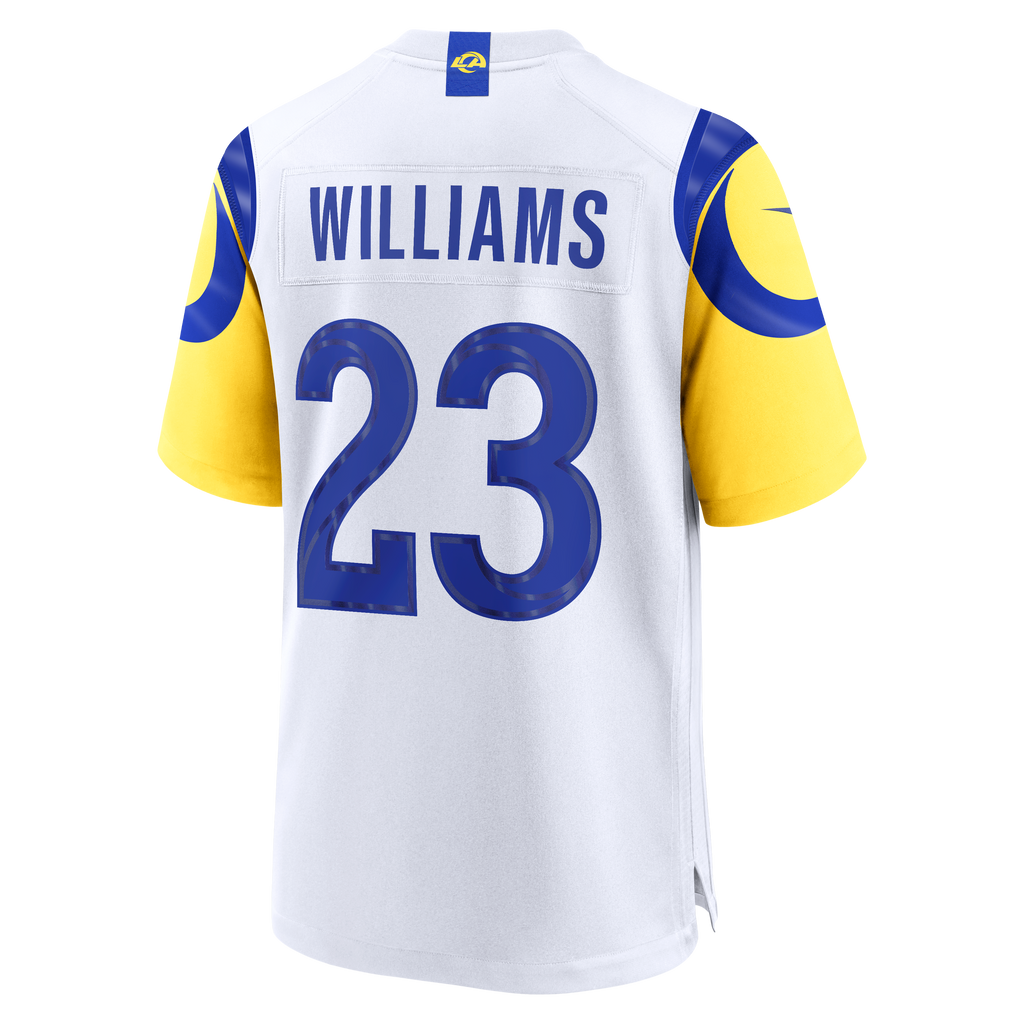 Men's Los Angeles Rams Kyren Williams Nike Classic Sol Game Jersey